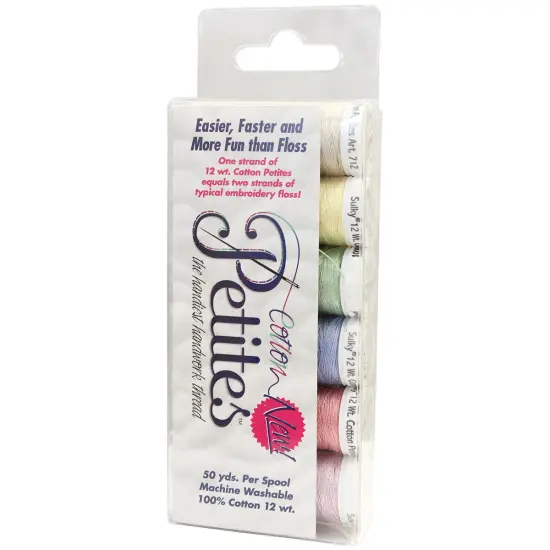 Sulky Sampler 12wt Cotton Petites 6/Pkg-Spring Assortment {2}