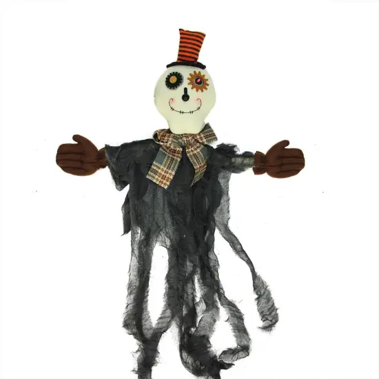 Gallerie II 34" Black and Brown Musical Lighted Eerie Shaking Ghost Hanging Halloween Decor {1}