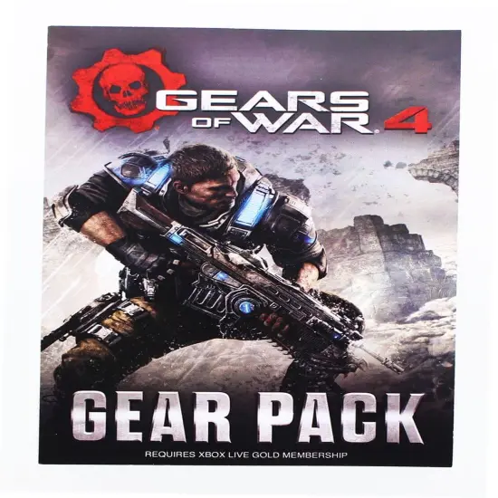 Gears of War 4 Gear Pack Code Card {1}