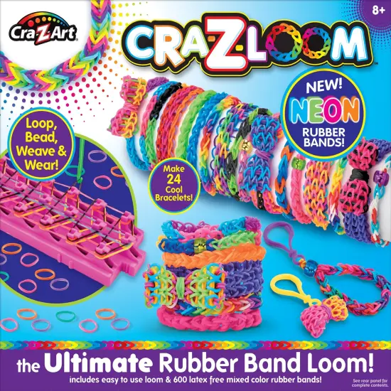 Cra-Z-Art Cra-Z-Loom Rubber Band Loom Kit-Unicorn And Neon Assortment {1}