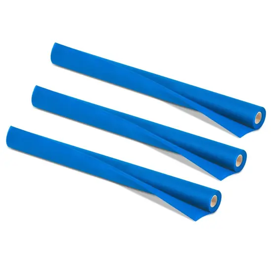 Art & Decoration Fabric Roll, 24" x 18', Blue, 3 Rolls {1}