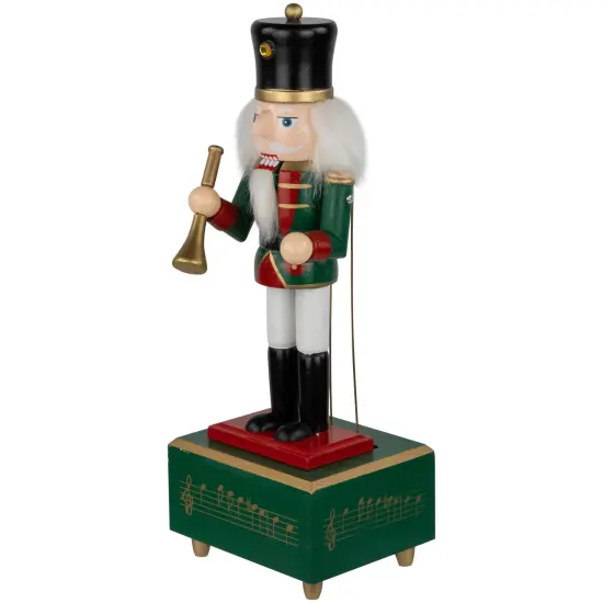 Northlight 12" Red Animated and Musical Christmas Nutcracker with Trumpet {4}