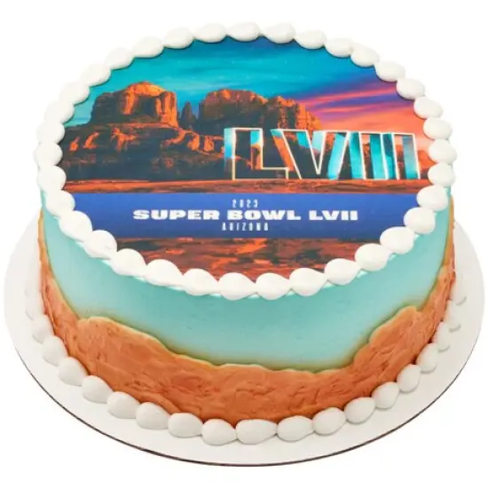 NFL Super Bowl LVII Canyon Football Edible Image PhotoCake {5}