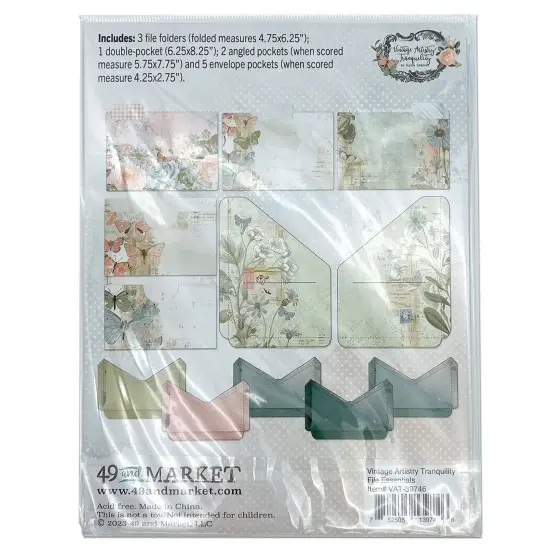 Vintage Artistry Tranquility Essential File Set-11/Pkg {2}
