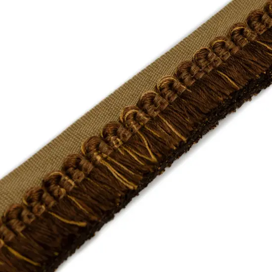 5 Yards of Heavy Premiun Cut Fringe - Acorn Multi | 5 yard cut Chocolate Multi {4}