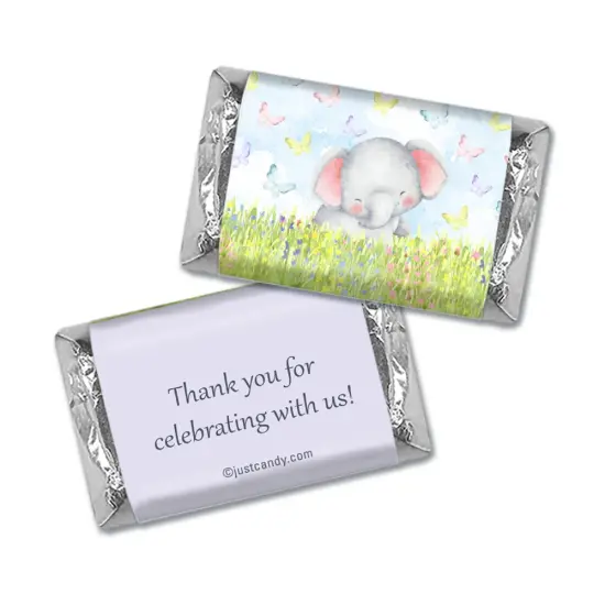 116 Pcs Baby Shower Candy Party Favors Hershey's Miniatures & Kisses - Jungle Animals {3}