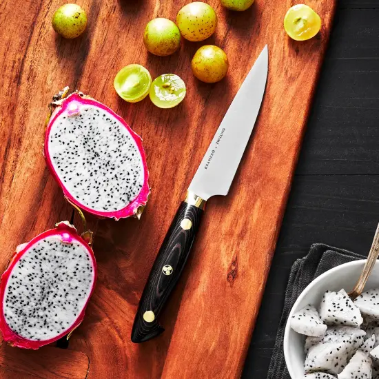 KRAMER by ZWILLING EUROLINE Carbon Collection 2.0 4.5-inch Utility Knife {5}