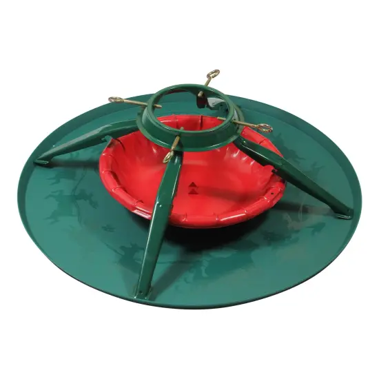Jack Post 28" Handi Thing Resin Christmas Tree Stand Tray Green {3}