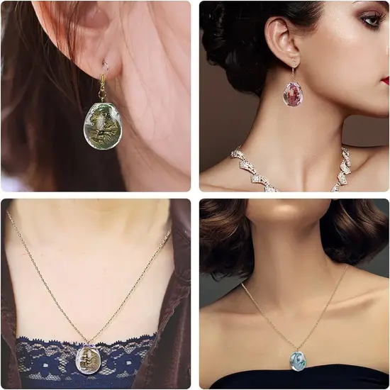 7 Pcs Dragon Shape Earring Mold Dragon Egg Mold Earring Pendant Mold Earring Resin Mold Clay Mold Candle Making Molds Craft Supplies 3D Mold Silicone Mold for Resin Resin Casting Mold Lizard-4-Pack {3}