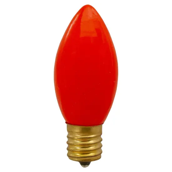 Northlight C9 Opaque Christmas Replacement Bulbs - Orange - 4ct {3}