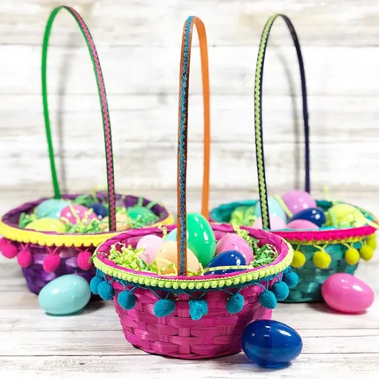 10 yards of 3/8" Pom Fringe Trim | 10 yard cut Black {3}