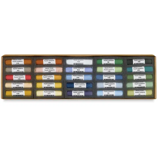 Mount Vision Soft Pastel Set - Landscape Colors, Set of 25 {2}