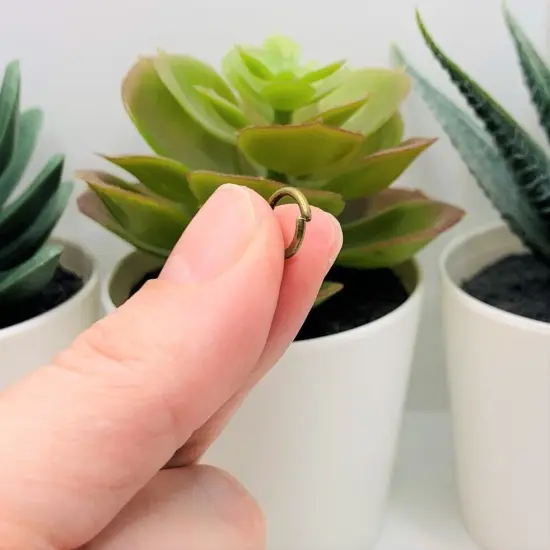 100, 500 or 1,000 Pieces: 9 mm Bronze Open Jump Rings, 17g {3}