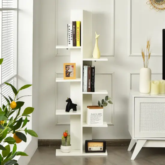 Open Concept Plant Display Shelf Rack Storage Holder White {2}