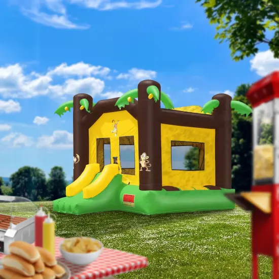 Cloud 9 Commercial Grade Jungle Bounce House - 100% PVC 17' x 13' Bouncer - Inflatable Only {5}