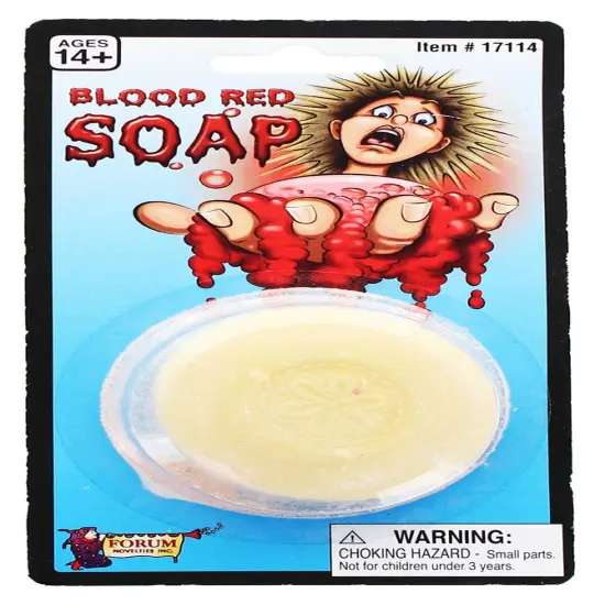 Bloody Novelty Bathroom Soap, Red {1}