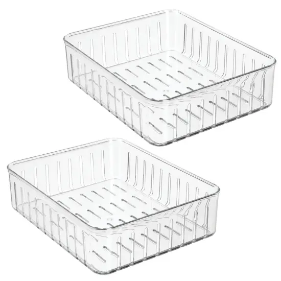 mDesign Plastic Food Cabinet Storage Organizer Container Bin {5}