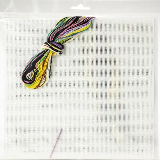 Design Works Plastic Canvas Ornament Kit 2"X4" Set Of 6-Stained Glass {2}