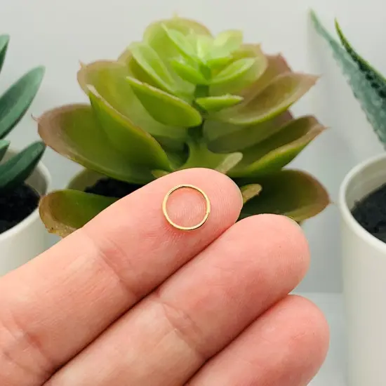 100, 500 or 1,000 Pieces: 8 mm KC Gold/Light Gold Open Jump Rings, 20g {3}