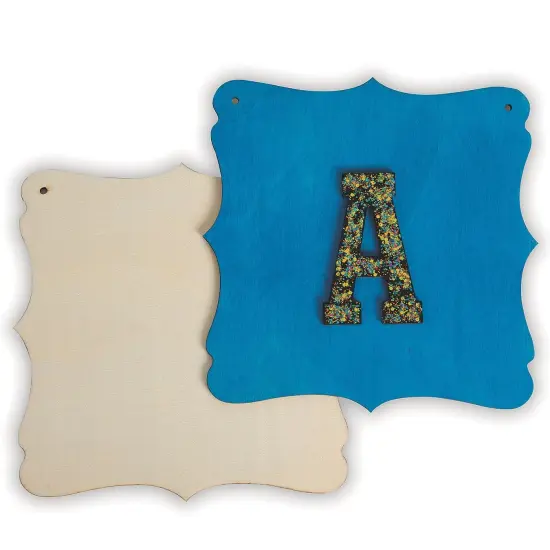 Laser Cut Wood Plaque (Pack of 24) {1}