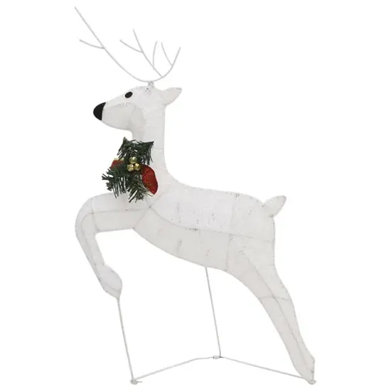 2 pcs Christmas Reindeers with 40 LEDs White {4}