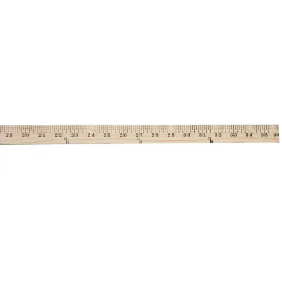 Wood Yardstick, 36", Pack of 6 {2}