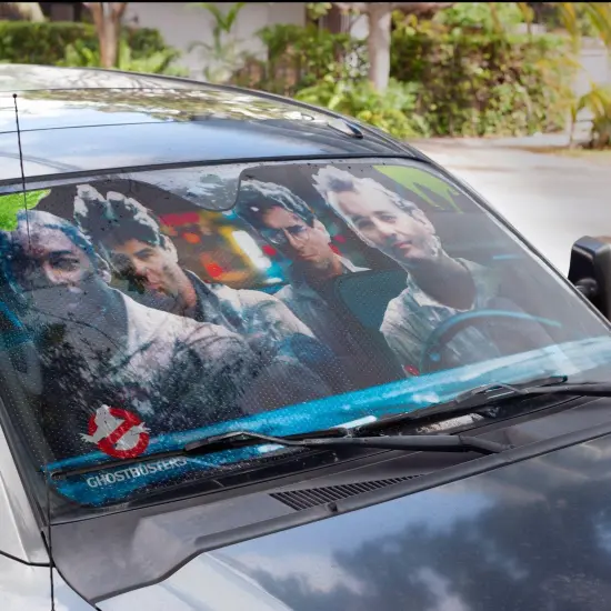 Ghostbusters Original Cast Windshield Sunshade Car Shade Panel {7}