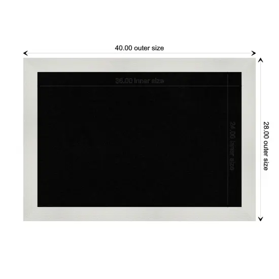 Mosaic Framed Corkboard, Black Cork Mosaic White {3}