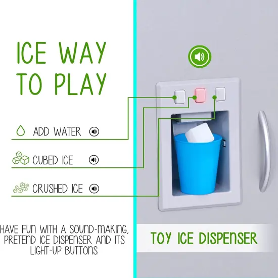 Lil' Jumbl Kids Kitchen Set, Toddler Wooden Kitchen Playset {4}