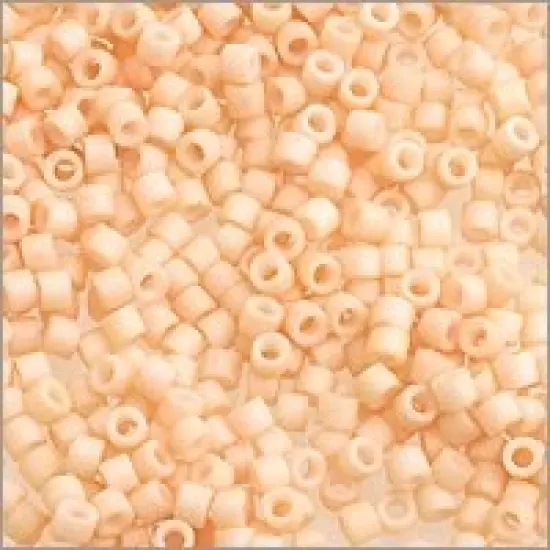 Miyuki Delica Seed Bead 11/0 Matte Opaque Soft Rose {2}