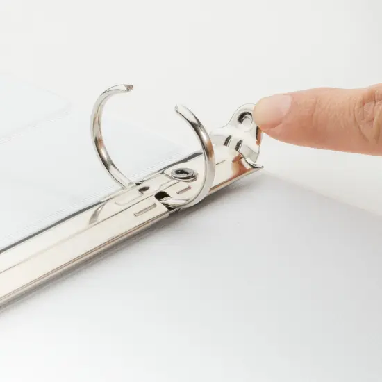 Avery + Amy Tangerine Designer Collection Binder, 1" Round Rings, 175-Sheet Capacity, Hatchmark Hearts (28320) {5}