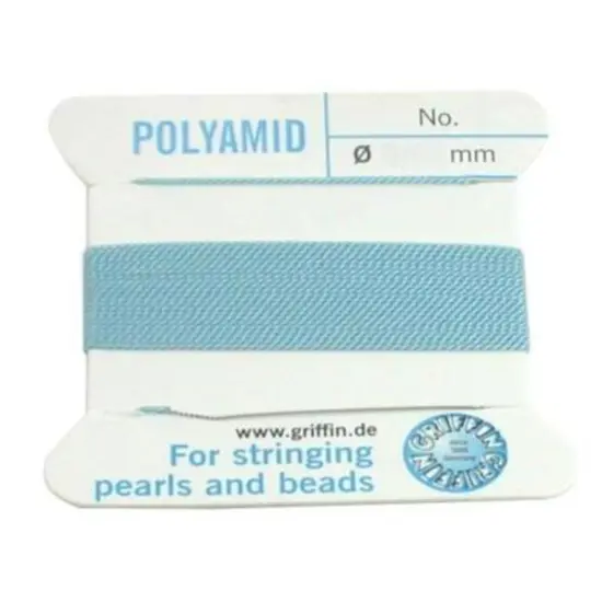 Bead Tip Kit - Pliers, Tweezers, Cement, 5 Bead Tips & Turqoise Bead Cord #6 {2}