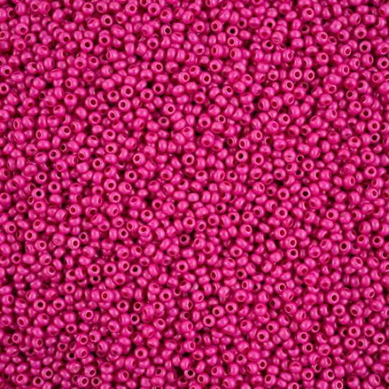 John Bead 10/0 Terra Intensive Matte Czech Glass Seed Beads, 500g Pink {1}
