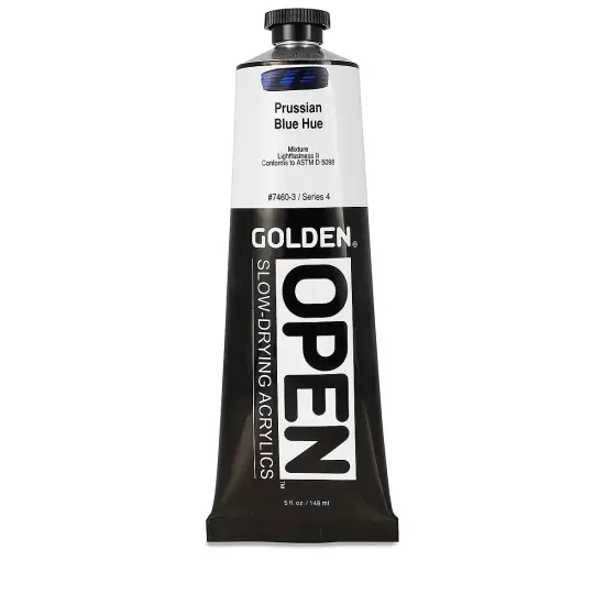 Golden Open Acrylics - Prussian Blue Hue, 5 oz Tube {1}