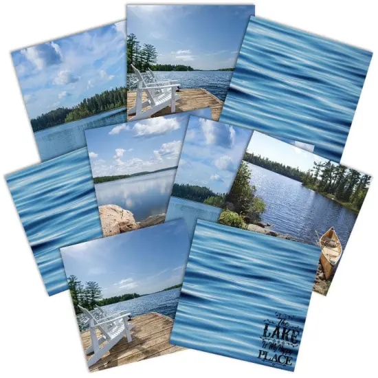 Lake Life 12 x 12 Scrapbook Paper Set {2}