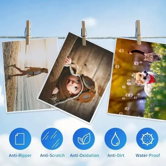 Thermal Laminating Pouches, 9" x 11.5", 5 Mil for Home, Office, School {7}