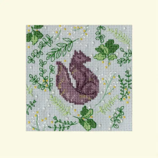 Scandi Fox Kit XMAS59 Counted Cross Stitch Kit {2}