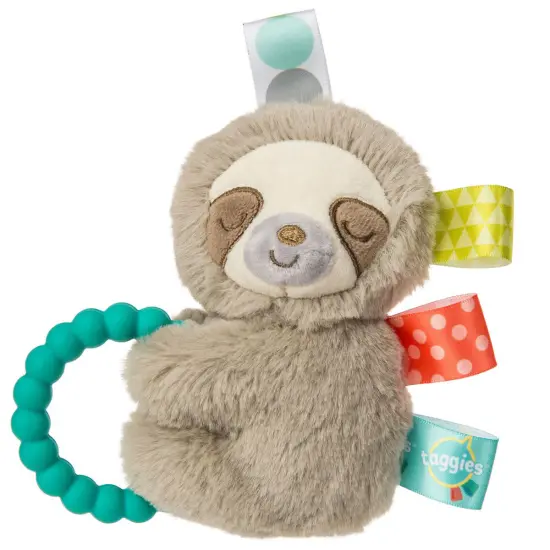 Mary Meyer Corporation Taggies Molasses Sloth Blanket & Rattle Set {4}