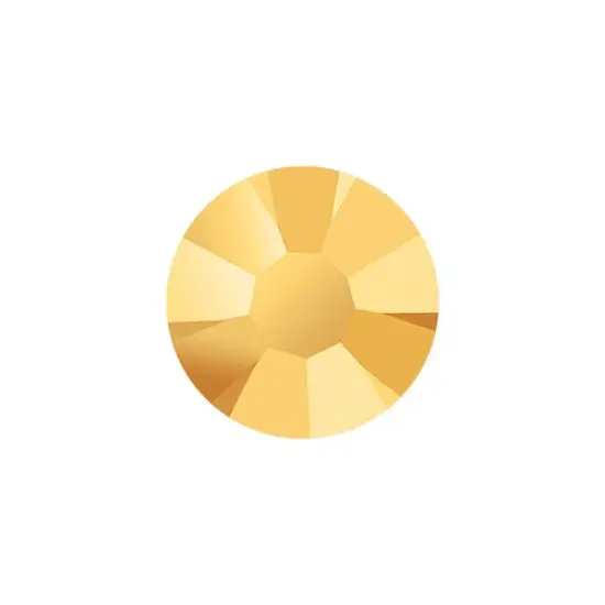 Preciosa MAXIMA SS20 Czech Glass Flat Back Rhinestones 144 Pieces Crystal Aurum {1}