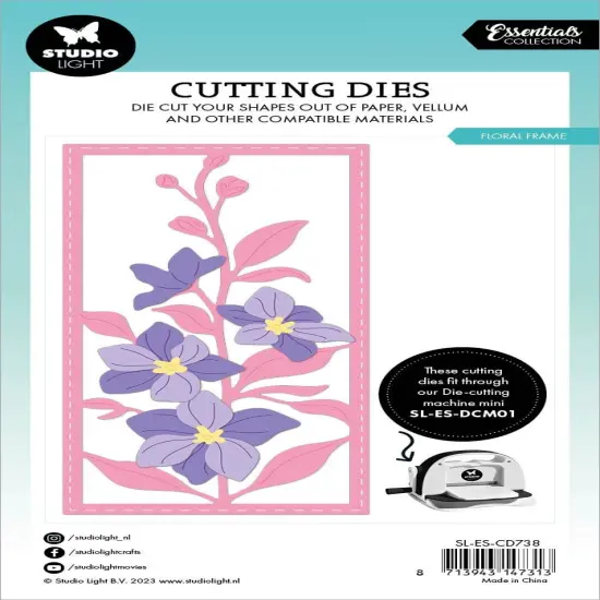 Studio Light Essentials Cutting Die-Nr. 738, Floral Frame {3}