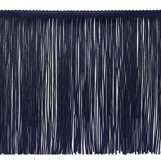 20 Yards of 6" Chainette Fringe Trim | 20 yard cut Navy Blue {1}
