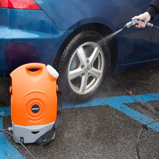 Ivation Multipurpose Electric Pressure Washer w/Water Tank, Rechargeable Battery Portable Washer {5}