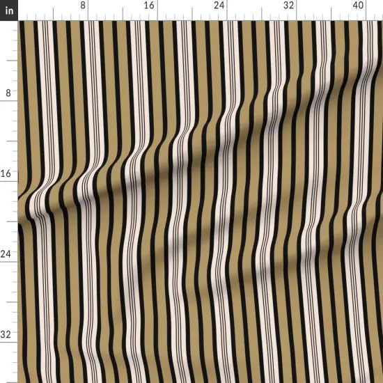 Various Fabrics by the Yard or Fat Quarter Brown Stripes Boho Stripe Neutral Cottagecore Grandmillennial Directional Granny Chic Modern Custom Printed Fabric by Spoonflower {1}