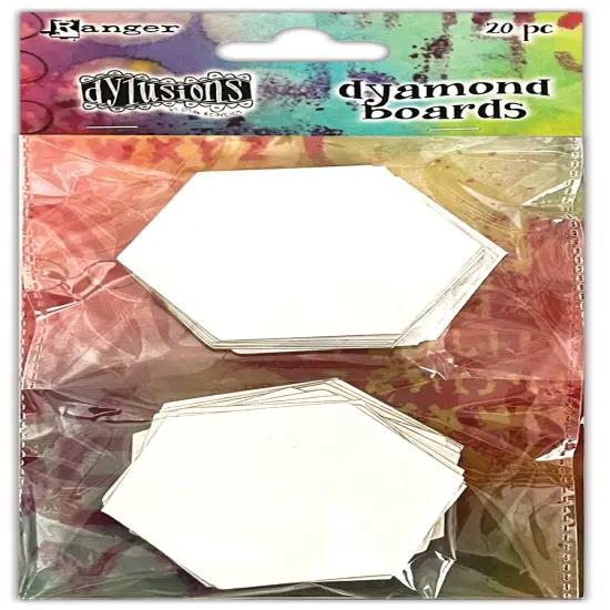 Dyan Reaveley Dylusions Dyamond Boards-Hexagons {1}