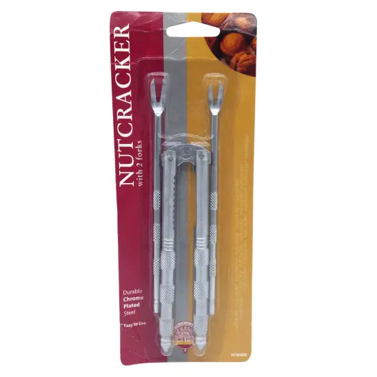 Classic Crab, Shellfish, and Nut Cracker with 2 Forks {1}