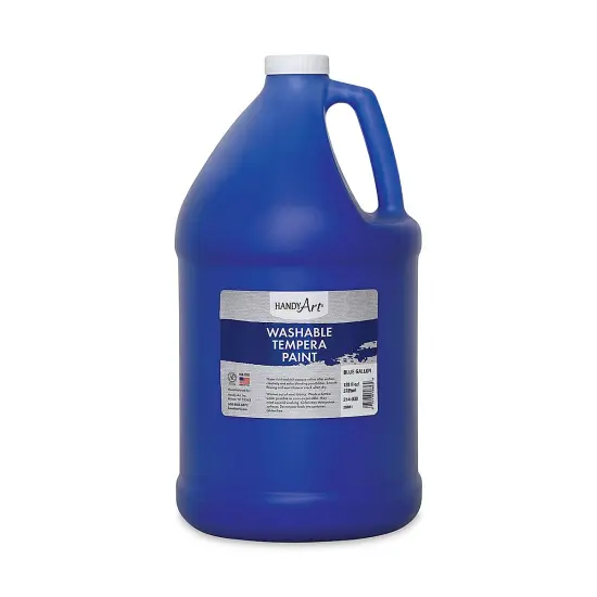 Handy Art Washable Paint - Blue, 128 oz {1}