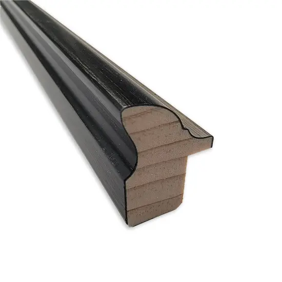 Theo Narrow Wood Framed Corkboard, Natural Cork Theo Black Silver {2}