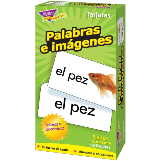 Palabras e im&aacute;genes (SP) Skill Drill Flash Cards, Pack of 3 {5}