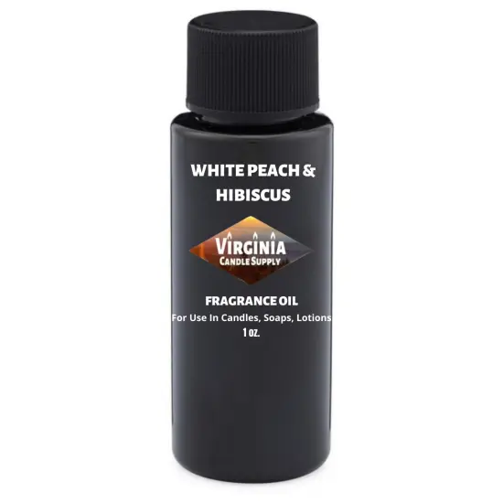 White Peach & Hibiscus Fragrance Oil (Our Version of the Brand Name) (1 oz Bottle) for Candle Making, Soap Making, Tart Making, Room Sprays, Lotions, Car Fresheners, Slime, Bath Bombs, Warmers&hellip; {1}