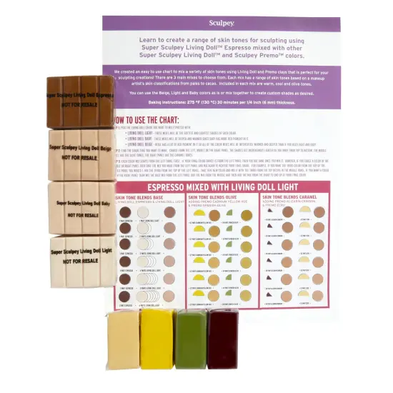 Super Sculpey Living Doll Multipack-Assorted {1}